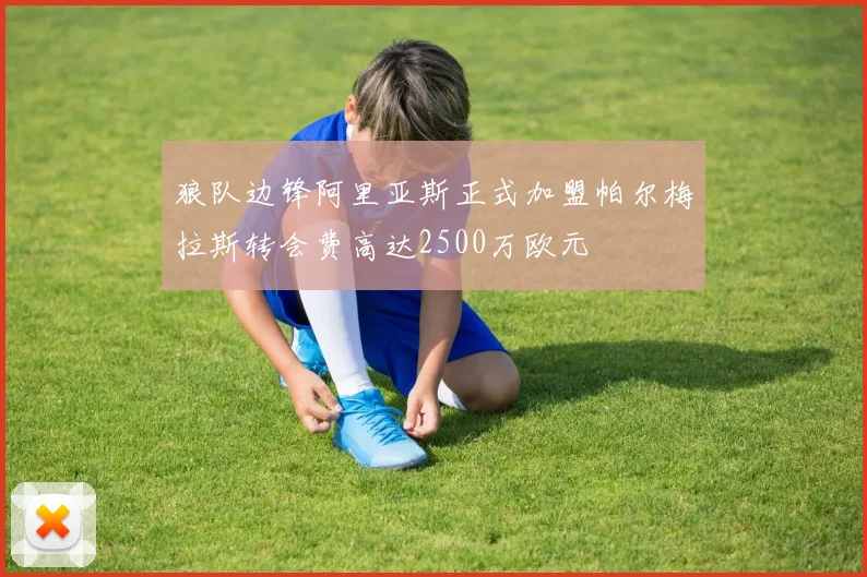 狼队边锋阿里亚斯正式加盟帕尔梅拉斯转会费高达2500万欧元